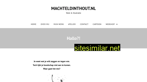 machteldinthout.nl alternative sites