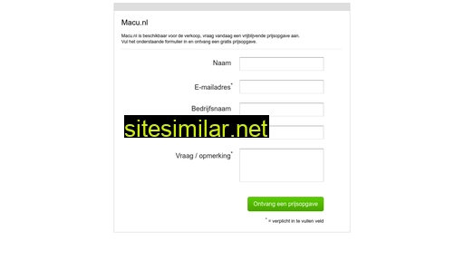 macu.nl alternative sites