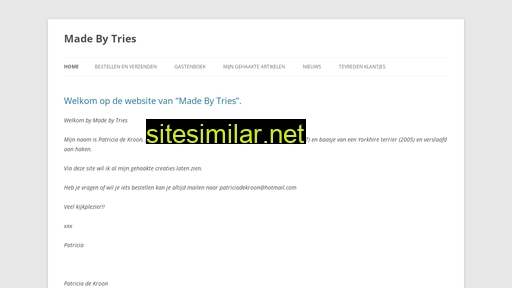madebytries.nl alternative sites