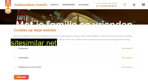 madurodamevents.nl alternative sites
