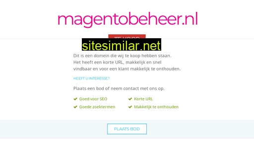 magentobeheer.nl alternative sites