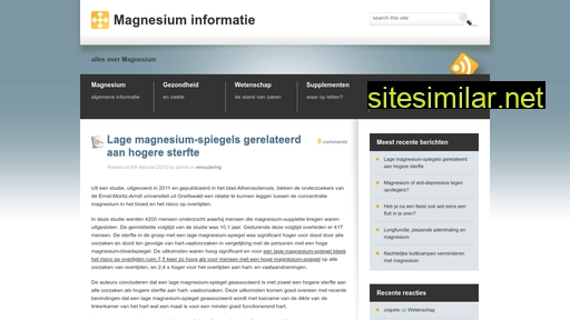 magnesium-info.nl alternative sites