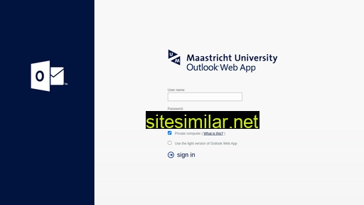 mail.maastrichtuniversity.nl alternative sites