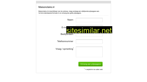 maisonclaire.nl alternative sites