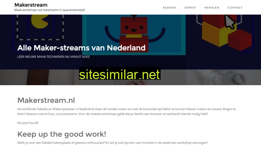 makerstream.nl alternative sites