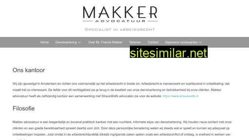 Makker-advocatuur similar sites