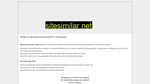 mallmannstukadoors.nl alternative sites