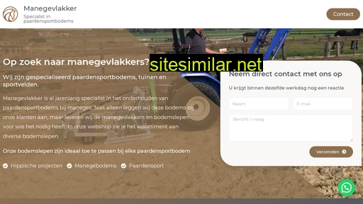 manegevlakker.nl alternative sites