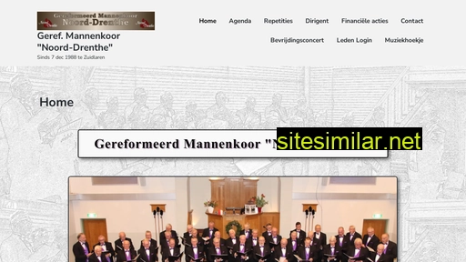 mannenkoornoorddrenthe.nl alternative sites