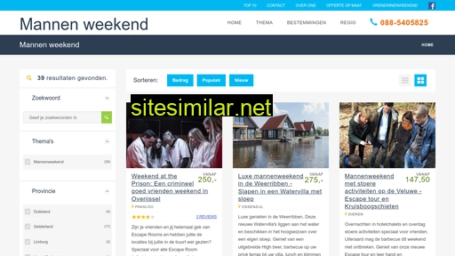 mannenweekend.nl alternative sites
