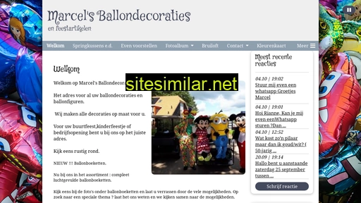 Marcels-ballondecoraties similar sites