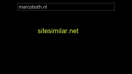 marcoboth.nl alternative sites