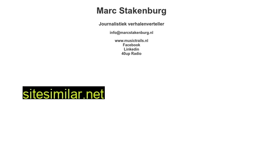 marcstakenburg.nl alternative sites