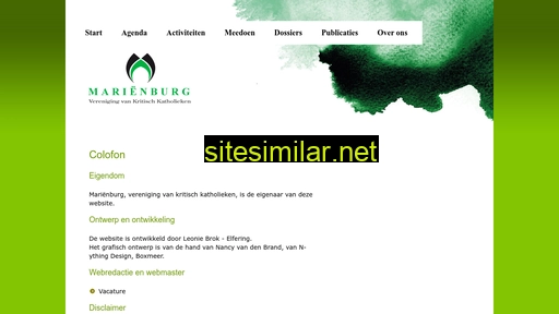 marienburgvereniging.nl alternative sites