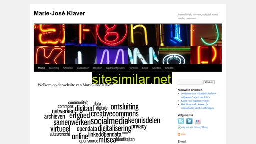 marie-joseklaver.nl alternative sites