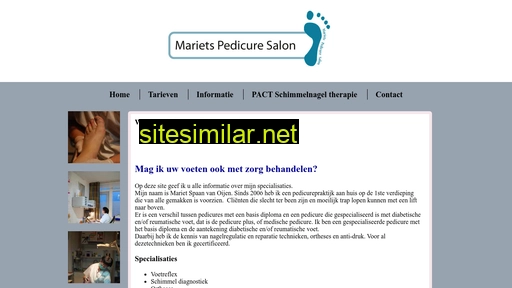 marietspedicurepraktijk.nl alternative sites