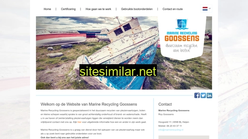 marinerecycling.nl alternative sites
