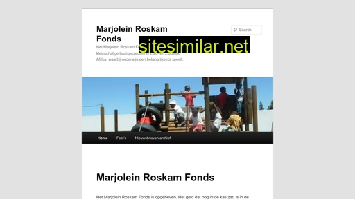 marjoleinroskamfonds.nl alternative sites