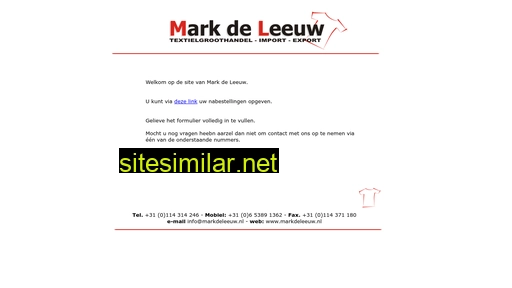 markdeleeuw.nl alternative sites