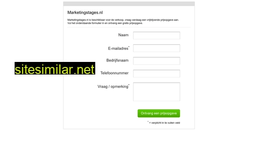 marketingstages.nl alternative sites