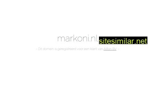 markoni.nl alternative sites