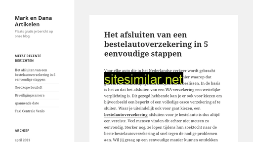 mark-dana.nl alternative sites