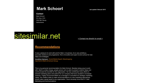 markschoorl.nl alternative sites