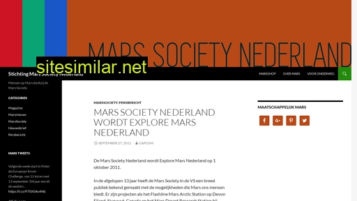 marssociety.nl alternative sites