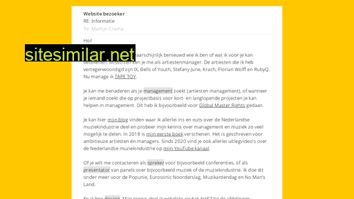 martijncrama.nl alternative sites