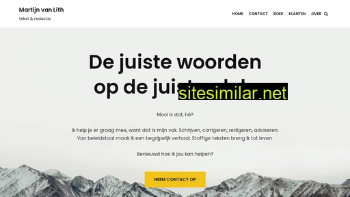 martijnvanlith.nl alternative sites