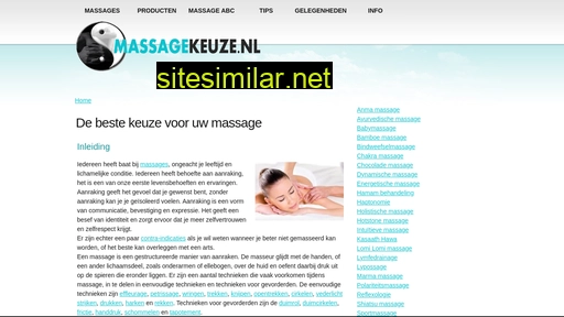 massagekeuze.nl alternative sites