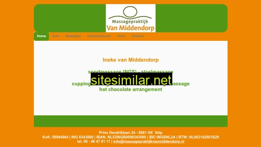 massagepraktijkvanmiddendorp.nl alternative sites