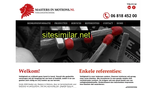 mastersinmotions.nl alternative sites