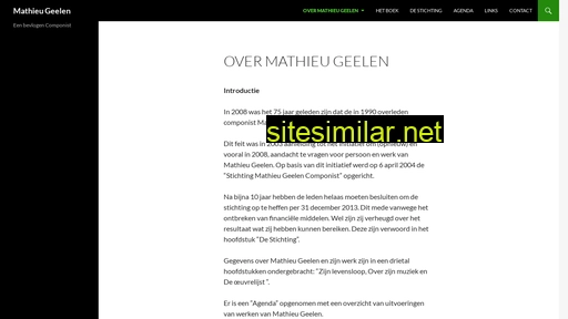 mathieugeelen.nl alternative sites