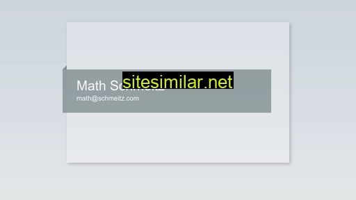 mathschmeitz.nl alternative sites