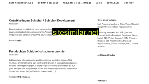 mattpoelmans.nl alternative sites