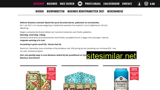 maximusbrouwerij.nl alternative sites