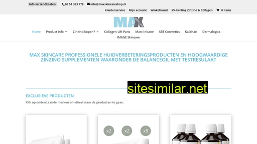 maxskincareshop.nl alternative sites
