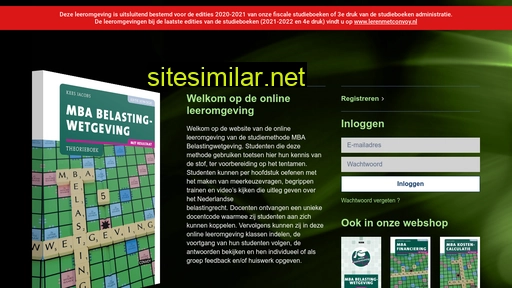 mbabelastingwetgevingmetresultaat.nl alternative sites