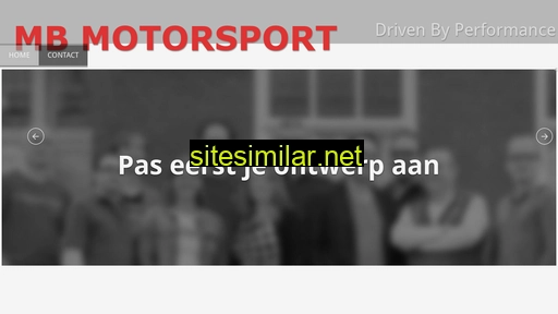 mbmotorsport.nl alternative sites