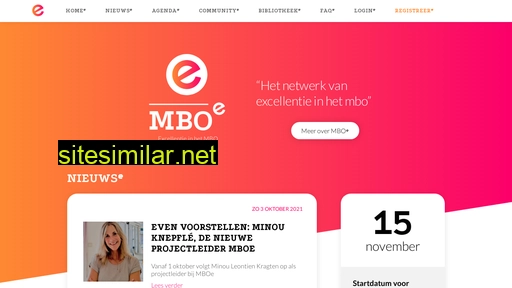 mboe.nl alternative sites