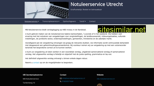 mb-notuleerservice.nl alternative sites
