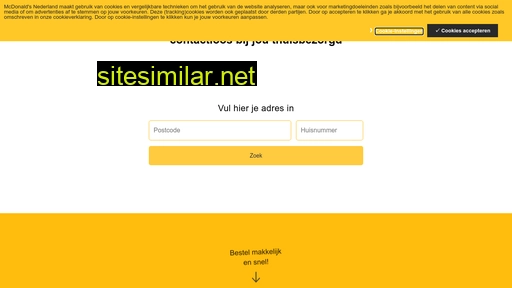 mcdelivery.nl alternative sites