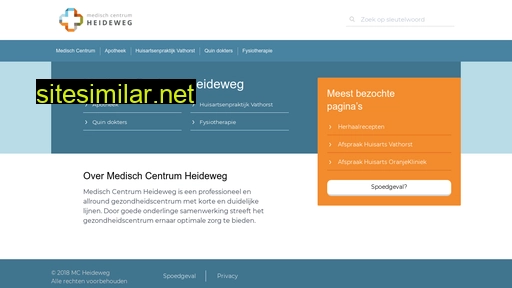 mcheideweg.nl alternative sites