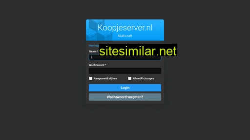 mclogin.nl alternative sites