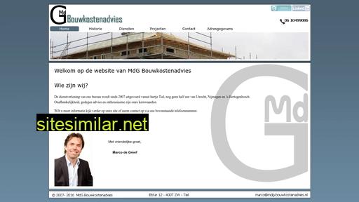 mdg-bouwkostenadvies.nl alternative sites