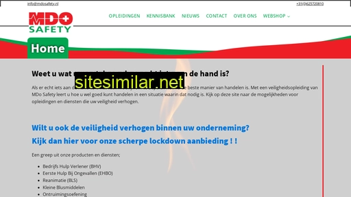 mdosafety.nl alternative sites