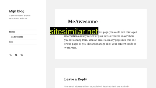 Meawesome similar sites