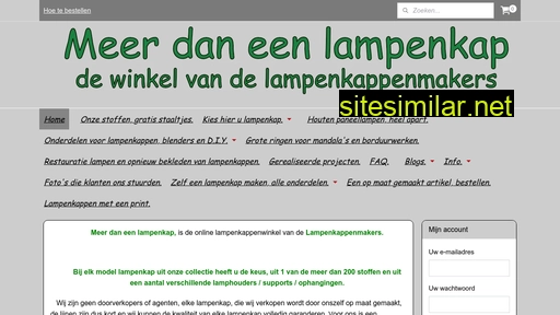 meerdaneenlampenkap.nl alternative sites