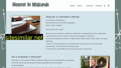 meesterinwiskunde.nl alternative sites